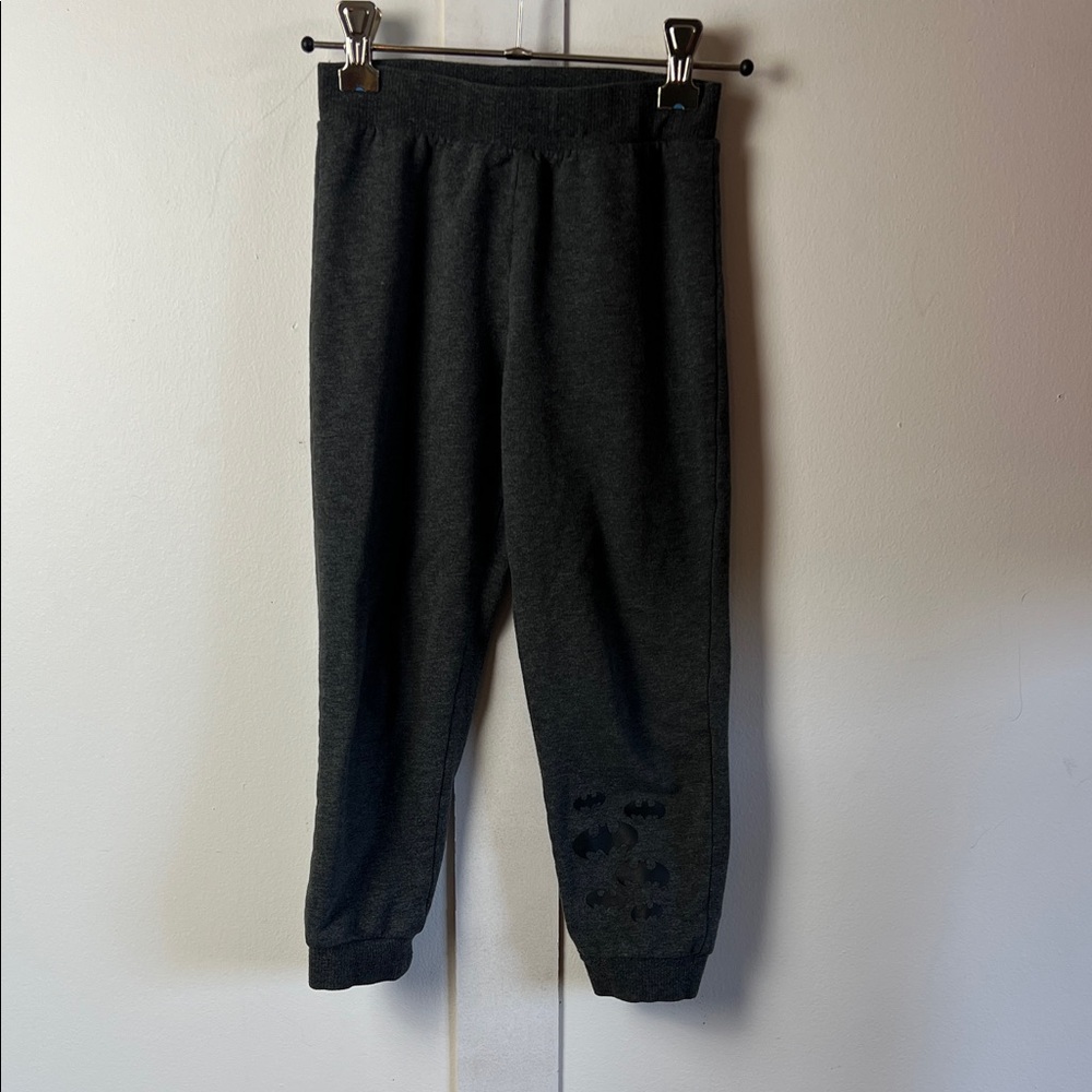 Kids Batman Grey on Black Jogger Pants